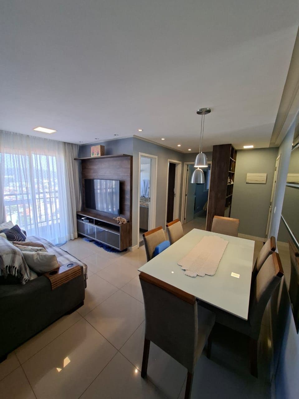 Apartamento com sacada à venda Vila Nossa Senhora das Vitórias, Mauá